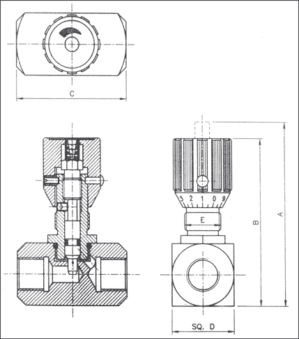 High Pressure Flow Control Valve, Manifold Mounting Flow Control Valves, Two Way High Pressure Flow Control Valve, SS 2 Way High Pressure Flow Control Valves, Manifold Block Mounting Flow Control Valves