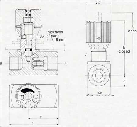 High Pressure Flow Control Valve, Manifold Mounting Flow Control Valves, Two Way High Pressure Flow Control Valve, SS 2 Way High Pressure Flow Control Valves, Manifold Block Mounting Flow Control Valves